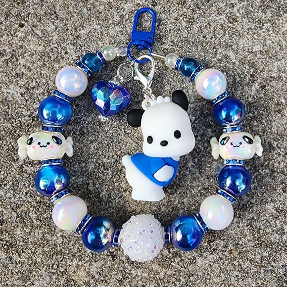 Keychain, Phone Charm, Bag Charm, Purse Charm, Bag Clip - Sanrio Sweet Pochacco - Picture 1 of 8